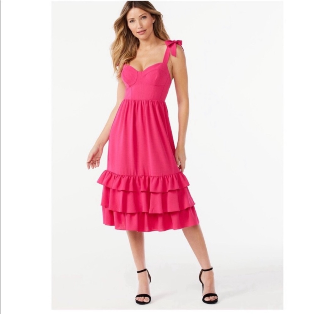 SOFIA JEANS dress pink size L